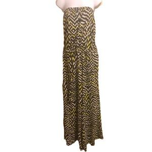 J.B.S. modern chevron strapless chic jumpsuit